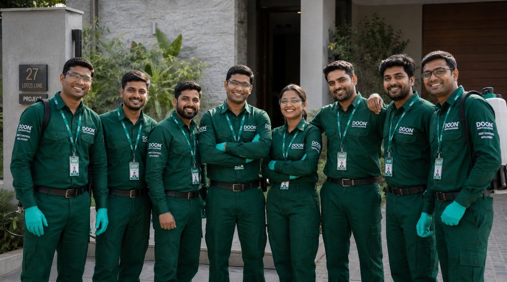 Doon Earth Solutions field team ready to help